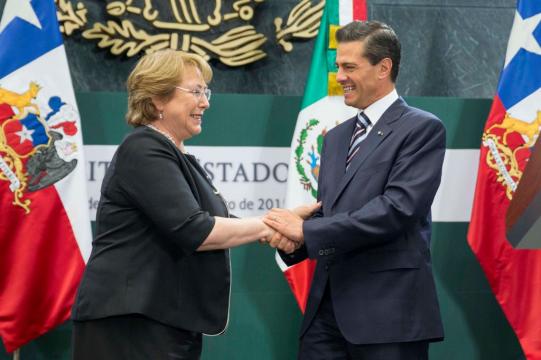 Bachelet y Peña